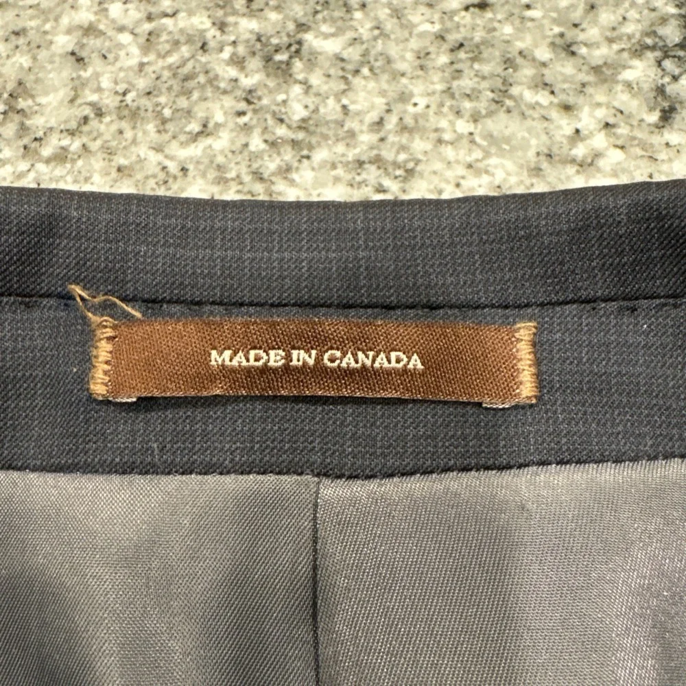 Peter Millar Wool Blazer sport coat Size 42R Mens‎ Navy #444